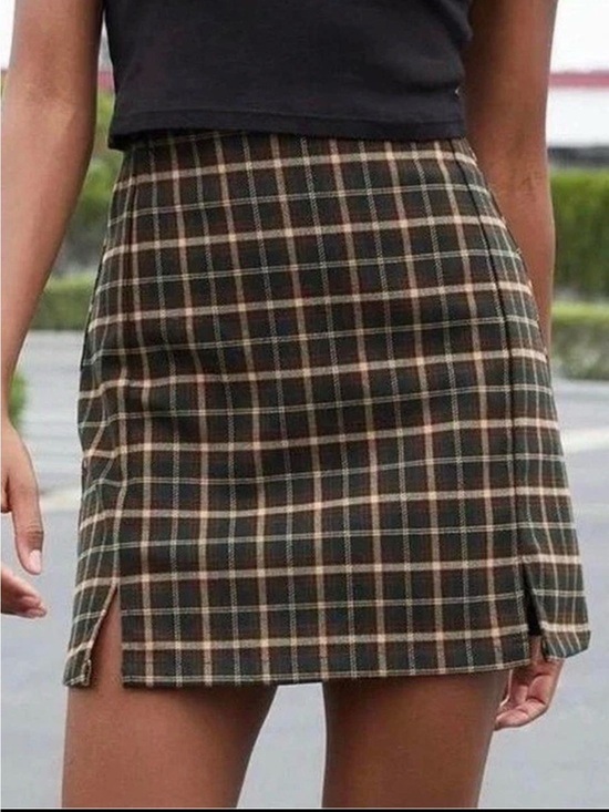 Brandy Melville Dresses & Skirts - John Galt Plaid Mini Skirt